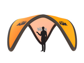 Reklamtält AIR-V 5x5